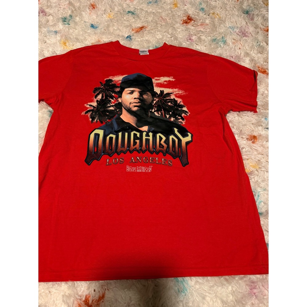 Freeze Boyz N The Hood Doughboy Ice Cube Graphic T-Shirt Red Mens XXL